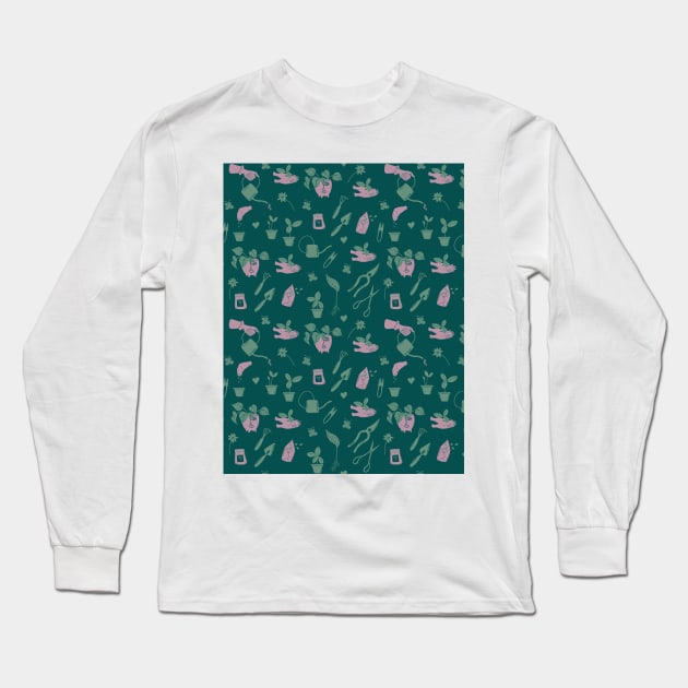 Gardening tools and supplies Long Sleeve T-Shirt by DanielK